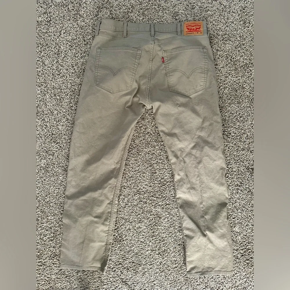Levi's WorkWear Men's Beige Straight fit Jeans